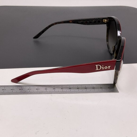Dior Diorvonvoyage LZ0JS Red Sunglasses Frame Only SCRATCHED LENSES